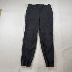 SPANX Black Wide Leg Utility Jogger